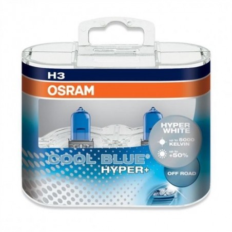 لامپ H3(سیمدار) نور سفید اسرام Cool Blue Hyper (جفت)
