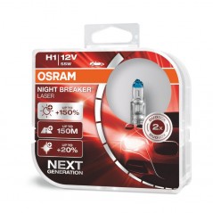 لامپ H1 نایت بریکر لیزر 150 درصد اسرام