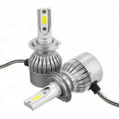 لامپ هدلایت H7کنباکس دار با رنگ نوری سفید