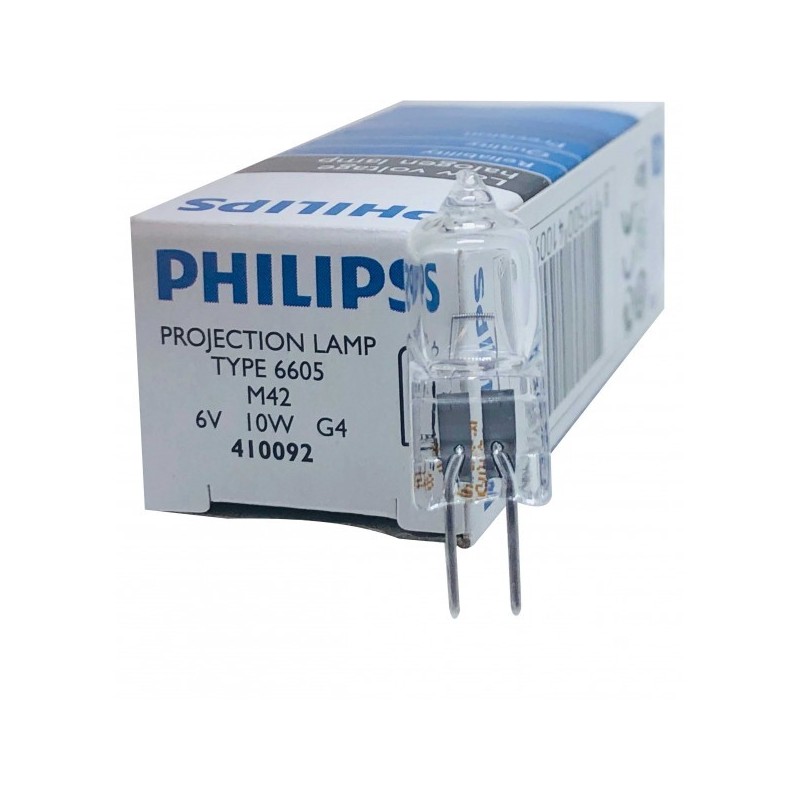 لامپ سوزنی 6 ولت 10 وات فیلیپس با کد 6605